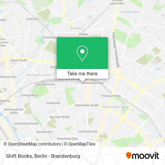 Shift Books map
