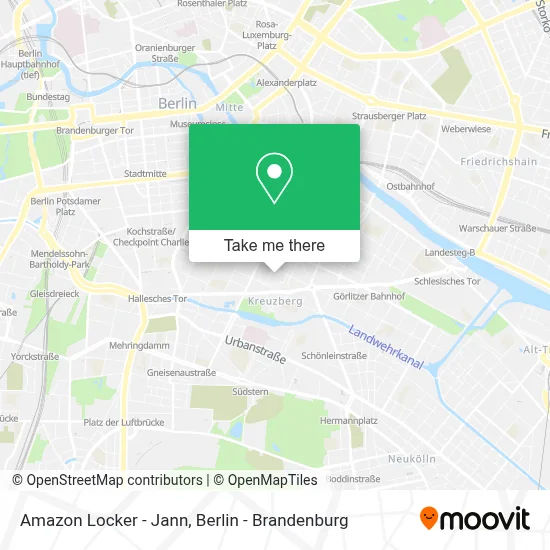 Amazon Locker - Jann map