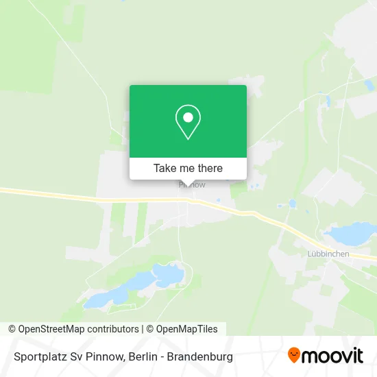 Sportplatz Sv Pinnow map