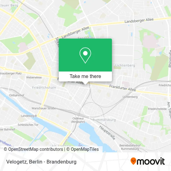Velogetz map