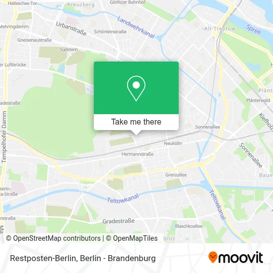 Restposten-Berlin map
