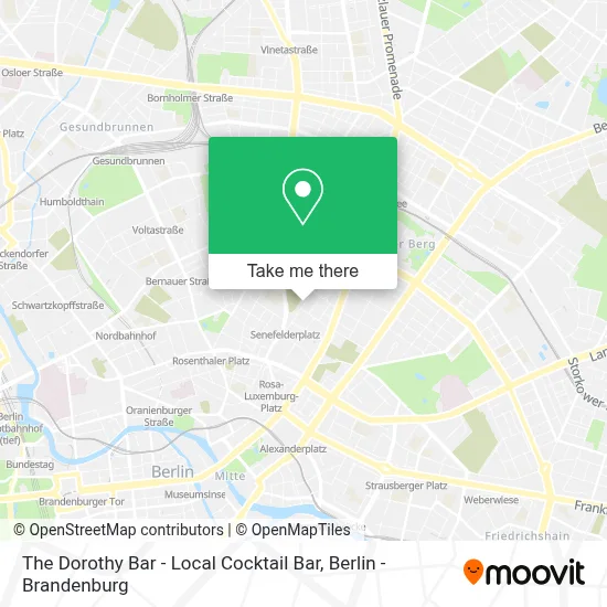 The Dorothy Bar - Local Cocktail Bar map