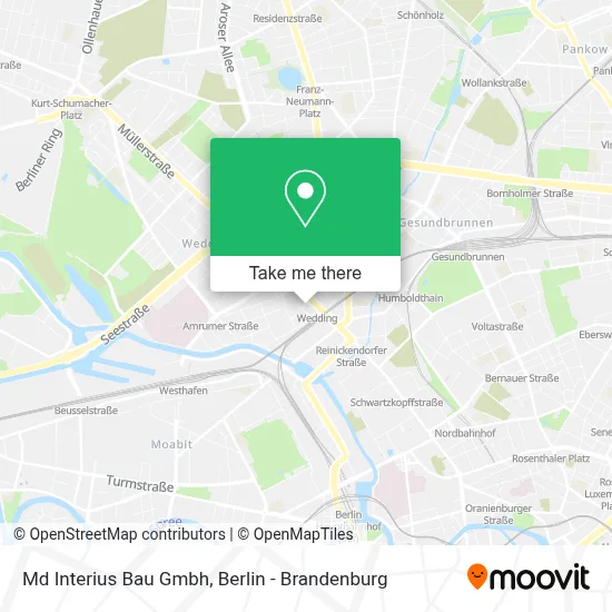 Md Interius Bau Gmbh map