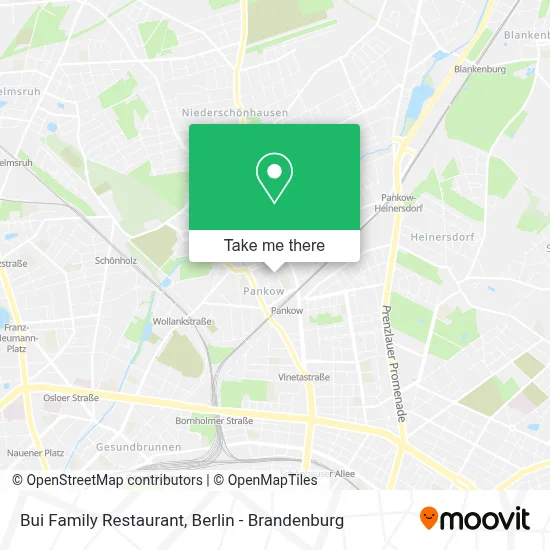 Bui Family Restaurant map