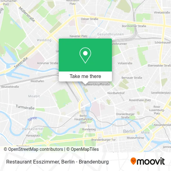 Restaurant Esszimmer map