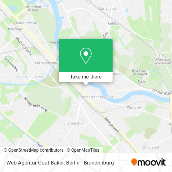 Web Agentur Goat Baker map