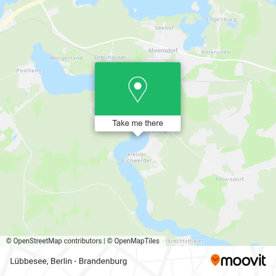 Lübbesee map