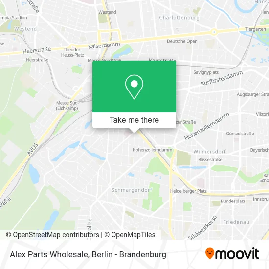 Alex Parts Wholesale map