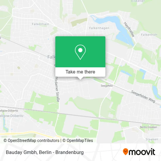 Bauday Gmbh map