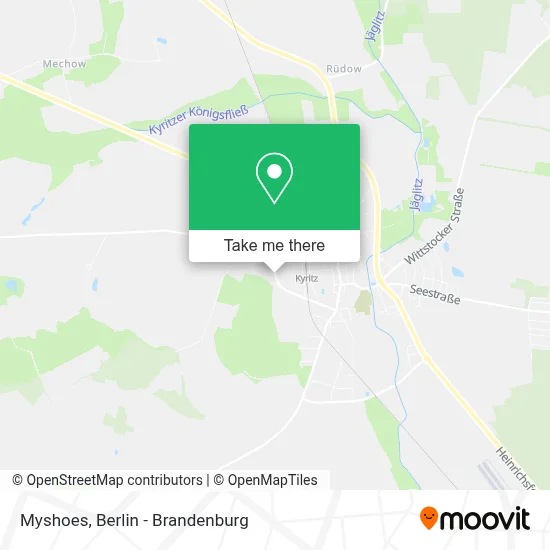 Myshoes map