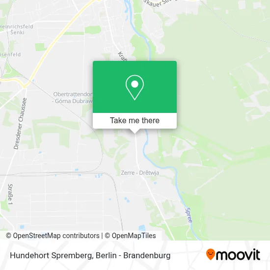 Hundehort Spremberg map