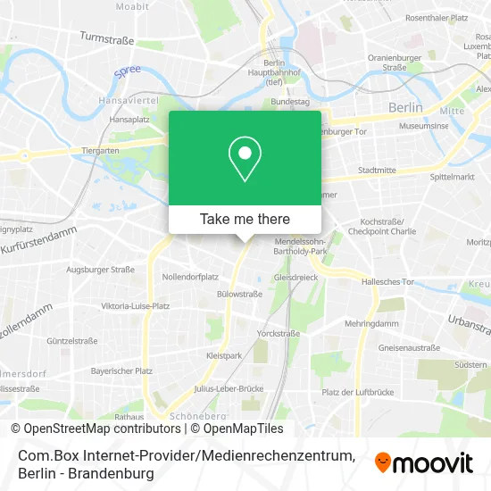 Com.Box Internet-Provider / Medienrechenzentrum map