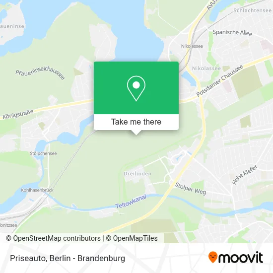 Priseauto map