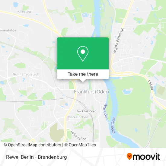 Rewe map