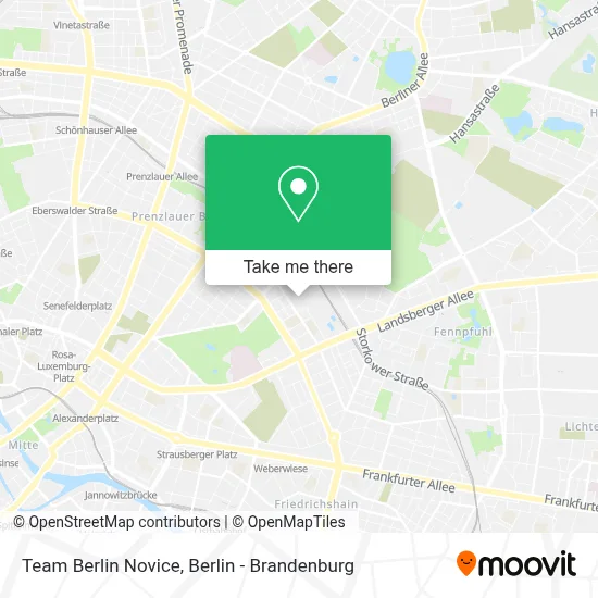 Team Berlin Novice map