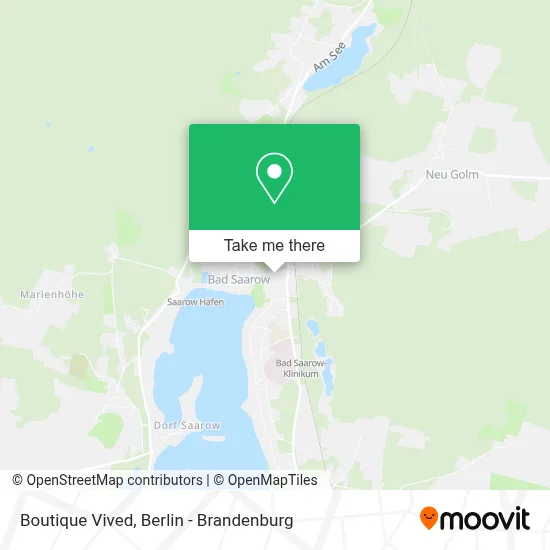 Boutique Vived map
