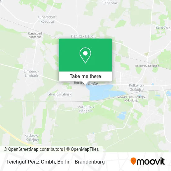 Teichgut Peitz Gmbh map