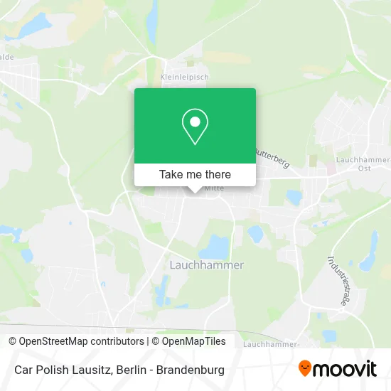 Car Polish Lausitz map