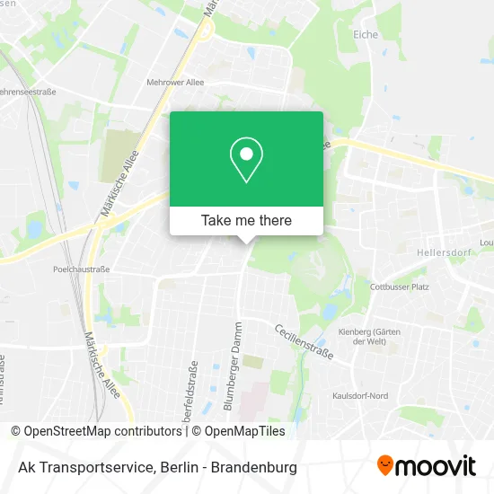 Ak Transportservice map