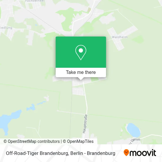 Off-Road-Tiger Brandenburg map