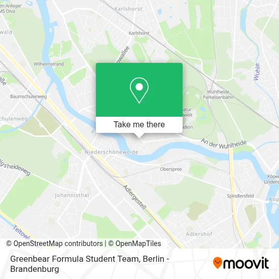 Greenbear Formula Student Team map