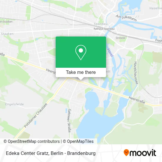Edeka Center Gratz map
