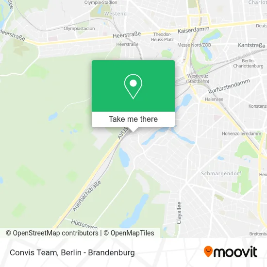 Convis Team map