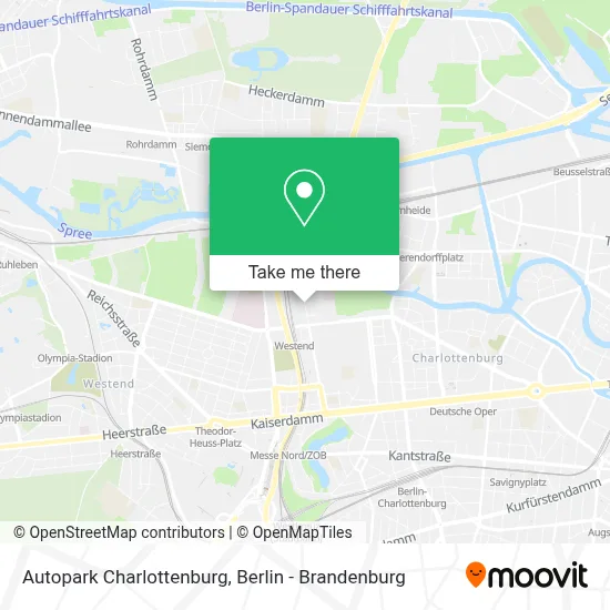 Autopark Charlottenburg map