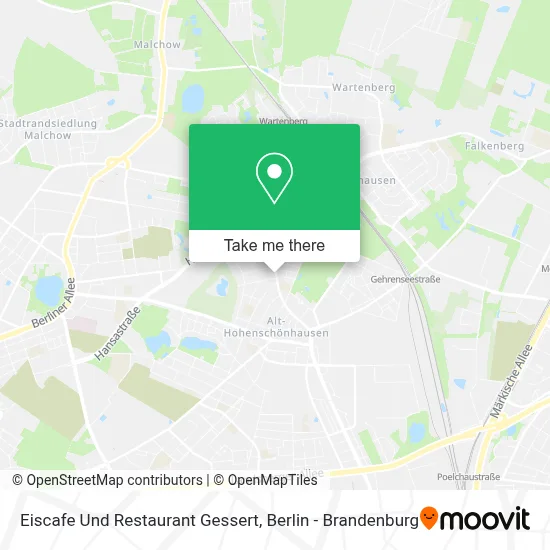 Eiscafe Und Restaurant Gessert map