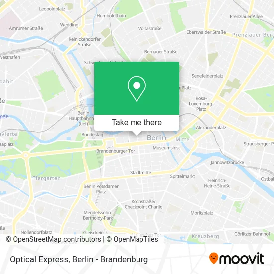 Optical Express map