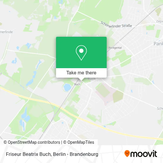 Friseur Beatrix Buch map