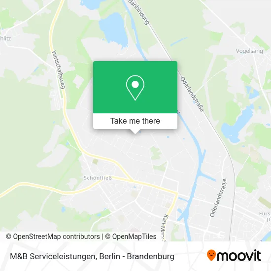 M&B Serviceleistungen map