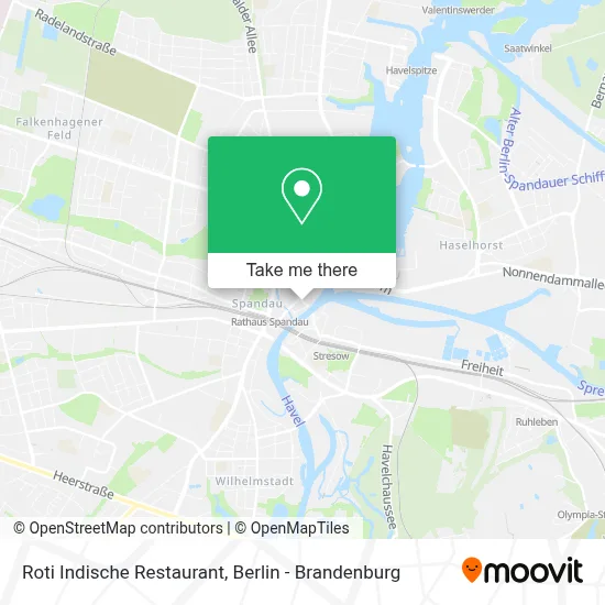 Roti  Indische Restaurant map