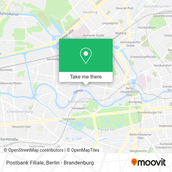 Postbank Filiale map