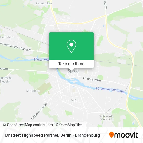 Dns:Net Highspeed Partner map