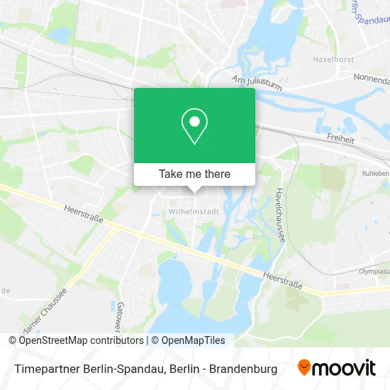 Timepartner Berlin-Spandau map