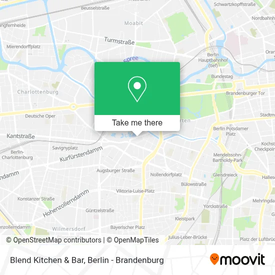 Blend Kitchen & Bar map