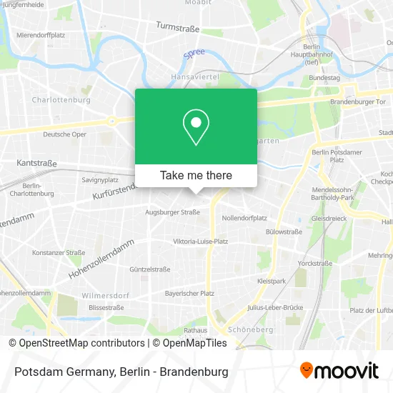 Potsdam Germany map