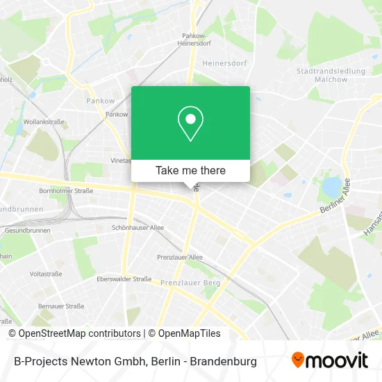B-Projects Newton Gmbh map
