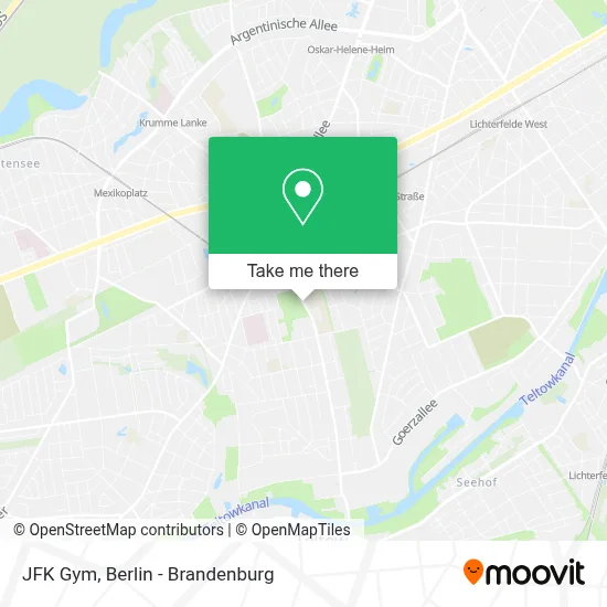JFK Gym map