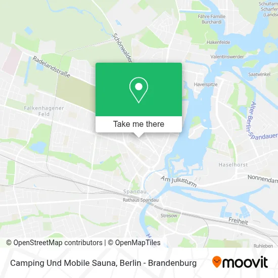 Camping Und Mobile Sauna map