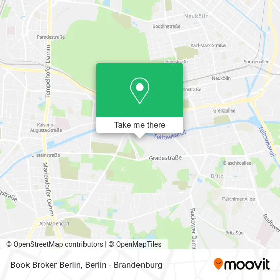 Book Broker Berlin map