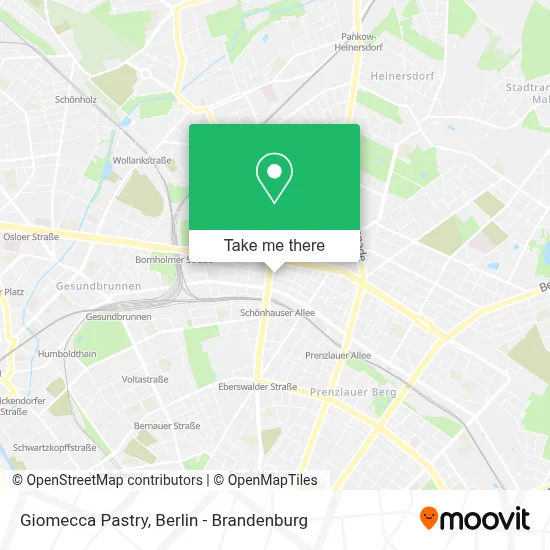 Giomecca Pastry map