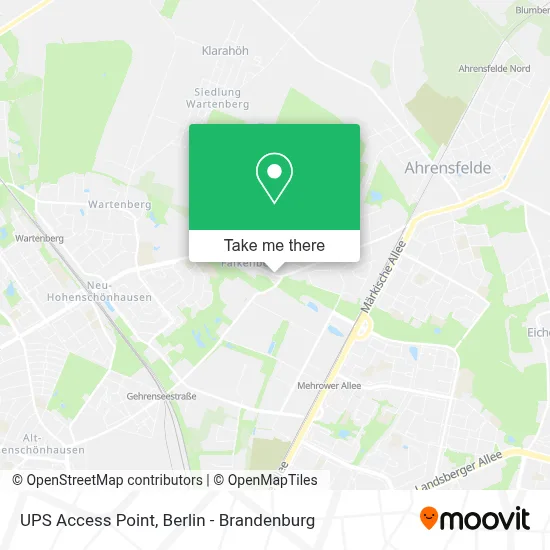 Ups Access Point map