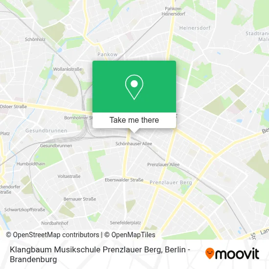 Klangbaum Musikschule Prenzlauer Berg map