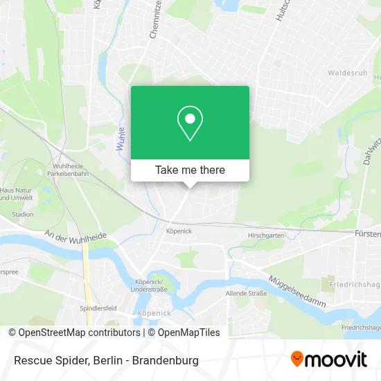 Rescue Spider map