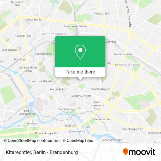 Kitarechtler map