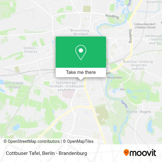 Cottbuser Tafel map