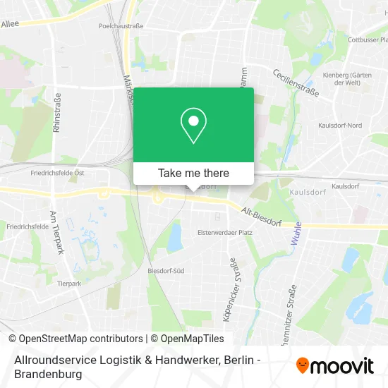 Allroundservice Logistik & Handwerker map