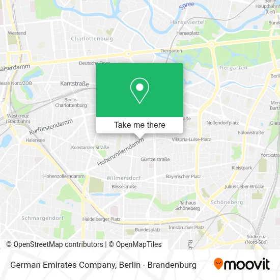 German Emirates Company map